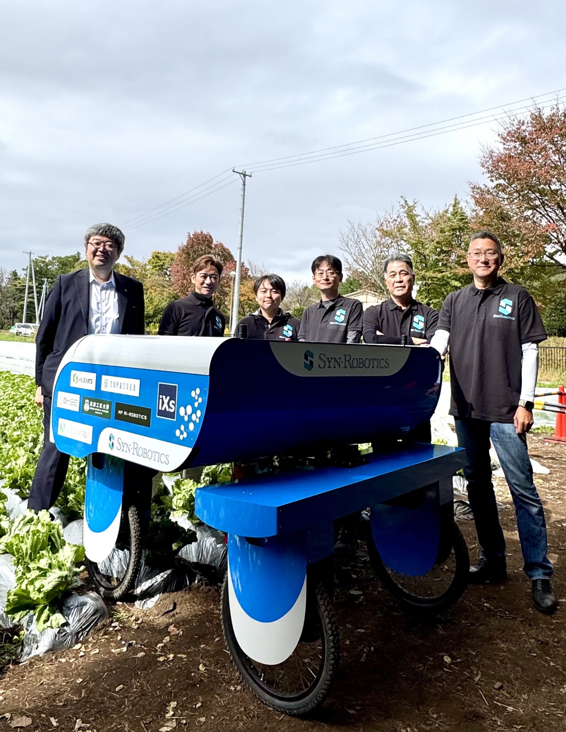 御代田町にて次世代型農業ロボット「SYN-ROBOTICS（シンロボ）」の公開